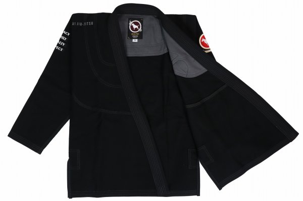 Photo2: BULLTERRIER x BONSAI Jiu Jitsu Gi COMP Black (2)