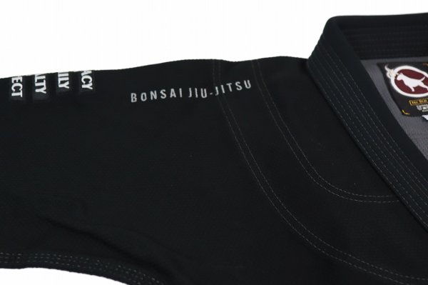 Photo6: BULLTERRIER x BONSAI Jiu Jitsu Gi COMP Black (6)