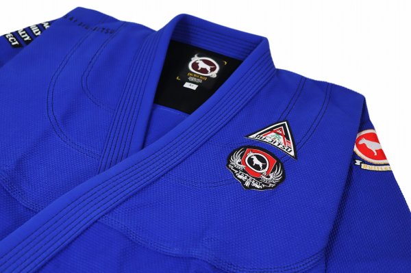 Photo5: BULLTERRIER x BONSAI Jiu Jitsu Gi COMP Blue (5)