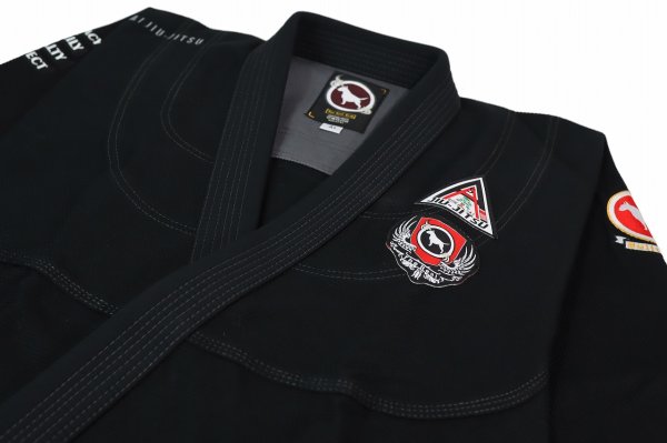 Photo5: BULLTERRIER x BONSAI Jiu Jitsu Gi COMP Black (5)