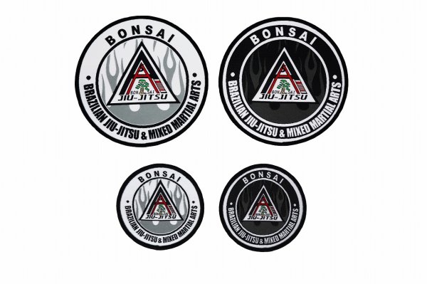 Photo1: BONSAI Jiu-Jitsu Patch Fire Circle (1)