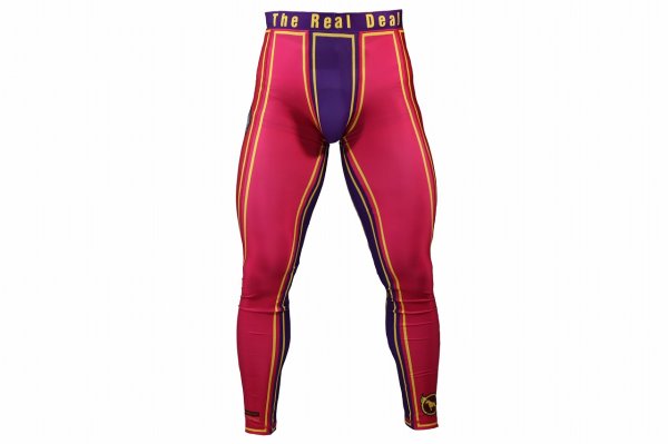 Photo1: BULL TERRIER Long Spats TRADITIONAL 2.0 Purple/Pink/Red (1)