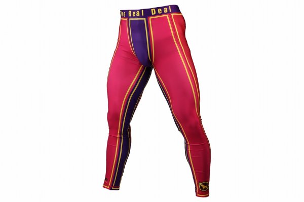 Photo2: BULL TERRIER Long Spats TRADITIONAL 2.0 Purple/Pink/Red (2)