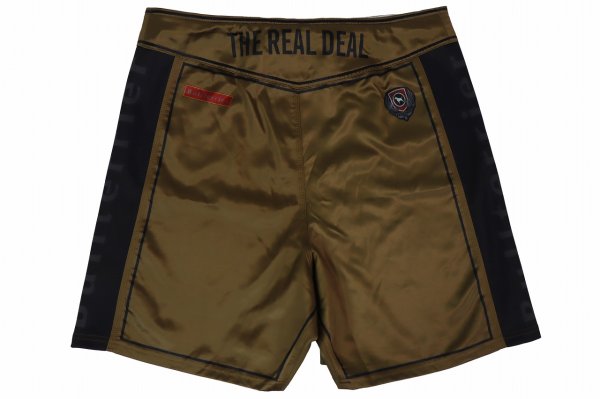 Photo5: BULL TERRIER Fight Shorts RANK 3.0 Brown  (5)