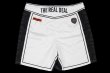 Photo5: BULL TERRIER Fight Shorts RANK 3.0 White (5)