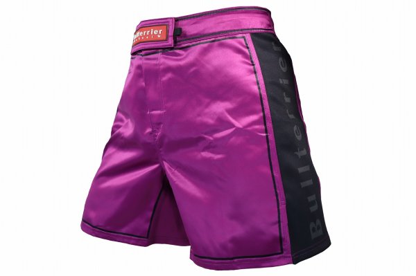 Photo1: BULL TERRIER Fight Shorts RANK 3.0 Purple (1)
