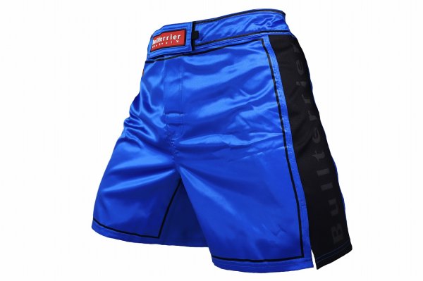 Photo1: BULL TERRIER Fight Shorts RANK 3.0 Blue (1)