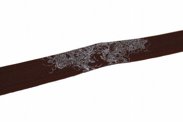 Photo2: BULLTERRIER Jiu Jitsu Belt FUHAI SPECIAL EDITION Brown (2)