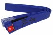 Photo1: BULLTERRIER Jiu Jitsu Belt FUHAI SPECIAL EDITION Blue (1)
