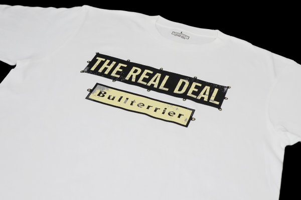 Photo3: BULL TERRIER T-Shirts STEEL LOGO White (3)