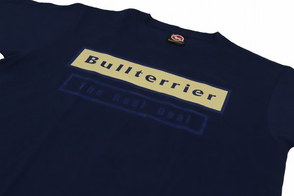Photo3: BULL TERRIER T-Shirt WBOX Navy/Beige (3)