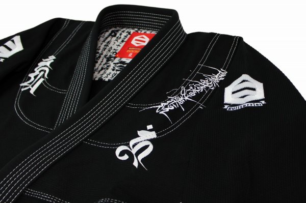Photo7: BULLTERRIER Jiu Jitsu Gi SAZEN R Black (7)