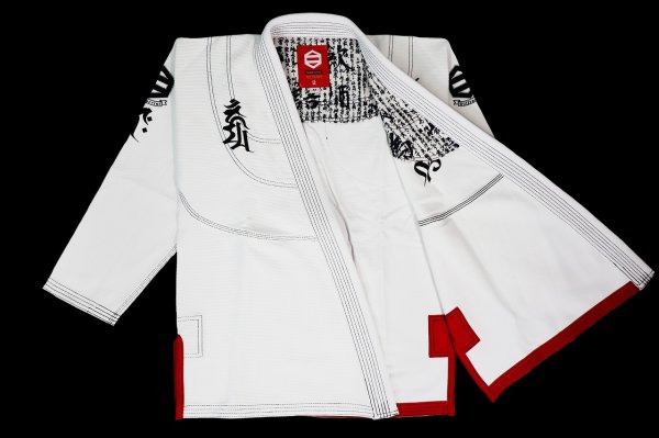 Photo2: BULLTERRIER Jiu Jitsu Gi SAZEN R White (2)