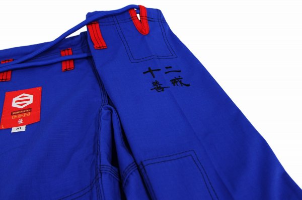 Photo9: BULLTERRIER Jiu Jitsu Gi SAZEN R Blue (9)