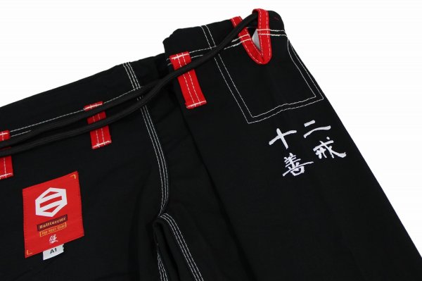 Photo9: BULLTERRIER Jiu Jitsu Gi SAZEN R Black (9)