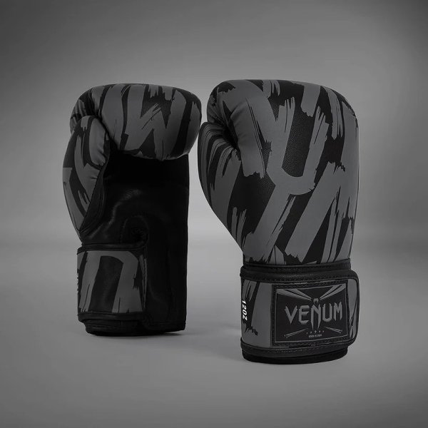 Photo1: VENUM Boxing Gloves GRAFFITI Urban Charcoal (1)