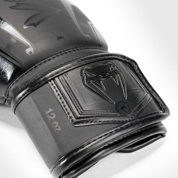 Photo4: VENUM Boxing Glove ELITE EVO Black/Black (4)