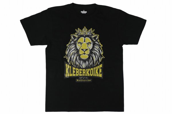 Photo1: BULL TERRIER KLEBER KOIKE Lion T-Shirt Black (1)
