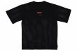 Photo1: BULL TERRIER Oversized T-Shirt Tie Dye Black (1)