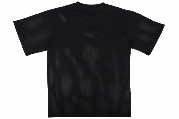 Photo2: BULL TERRIER Oversized T-Shirt Tie Dye Black (2)