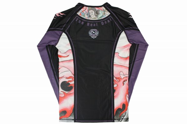 Photo5: BULL TERRIER Rashguard ACALA 2.0 Long Sleeve Black (5)