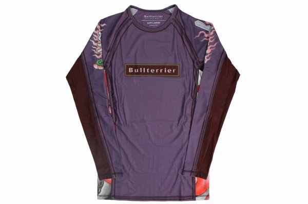 Photo4: BULL TERRIER Rashguard ACALA 2.0 Long Sleeve Purple (4)