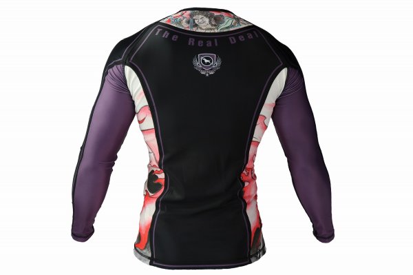 Photo3: BULL TERRIER Rashguard ACALA 2.0 Long Sleeve Black (3)