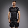 Photo1: VENUM Rashguard G-Fit Air Short Sleeve Black/Dessert Sandwich (1)