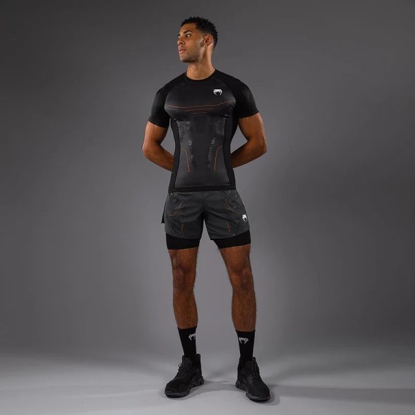 Photo4: VENUM Rashguard TECHNICAL 3.0 Short Sleeve Graphite  (4)