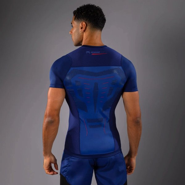 Photo5: VENUM Rashguard TECHNICAL 3.0 Short Sleeve Night Blue (5)