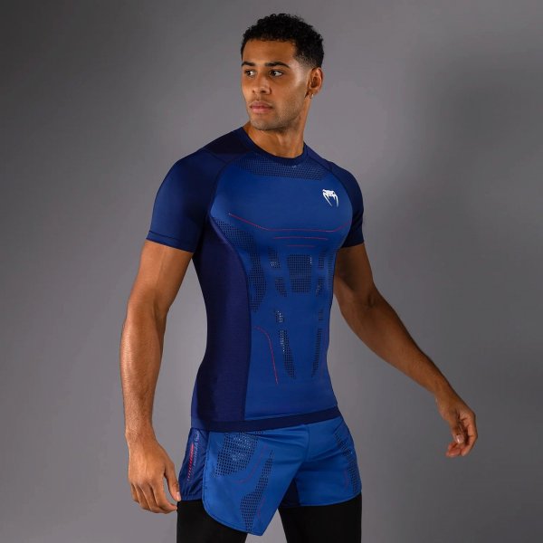Photo4: VENUM Rashguard TECHNICAL 3.0 Short Sleeve Night Blue (4)
