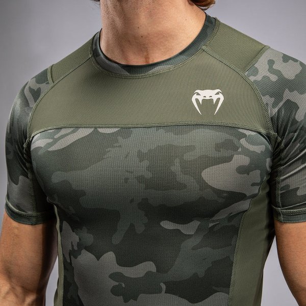 Photo6: VENUM Rashguard G-Fit Air Short Sleeve Army Camo (6)