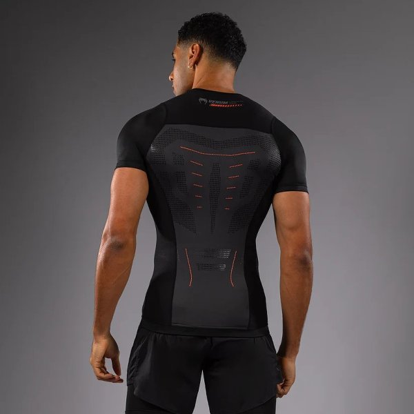 Photo5: VENUM Rashguard TECHNICAL 3.0 Short Sleeve Graphite  (5)