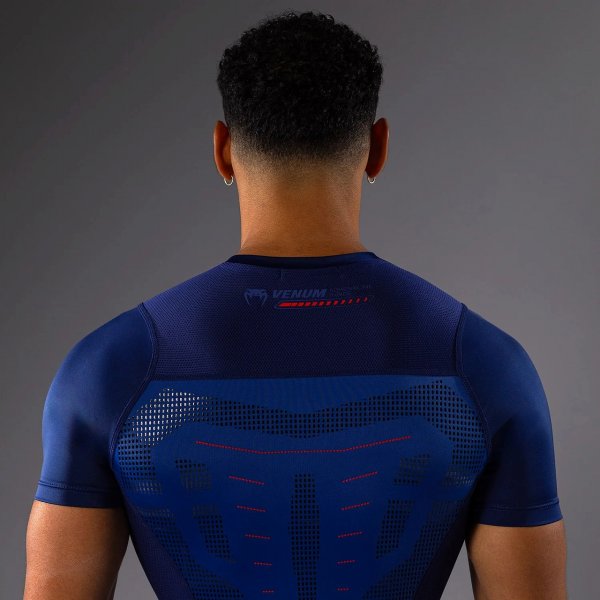 Photo6: VENUM Rashguard TECHNICAL 3.0 Short Sleeve Night Blue (6)