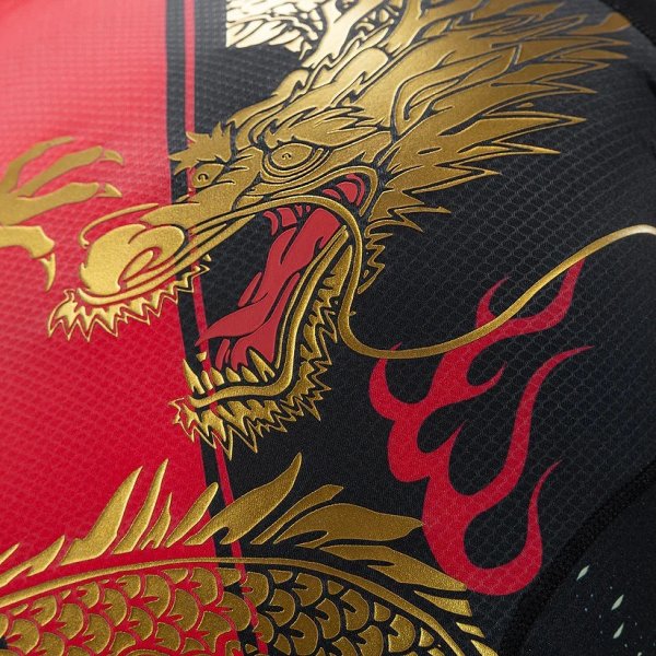 Photo7: VENUM x TEKKEN 8 Rashguard MARSHALL LAW Long Sleve Black/Red/Gold (7)