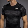 Photo6: VENUM Rashguard G-Fit Air Short Sleeve Black/Dessert Sandwich (6)