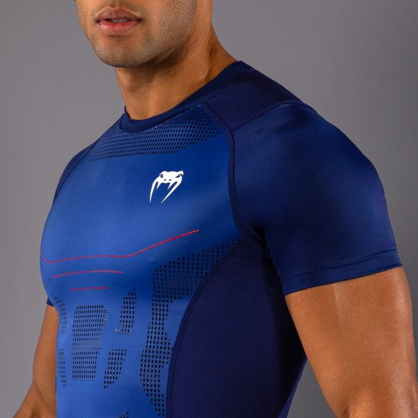 Photo7: VENUM Rashguard TECHNICAL 3.0 Short Sleeve Night Blue (7)