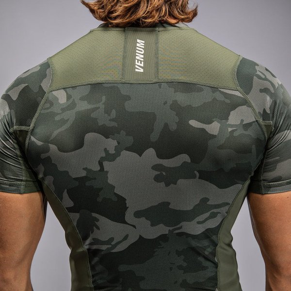 Photo7: VENUM Rashguard G-Fit Air Short Sleeve Army Camo (7)