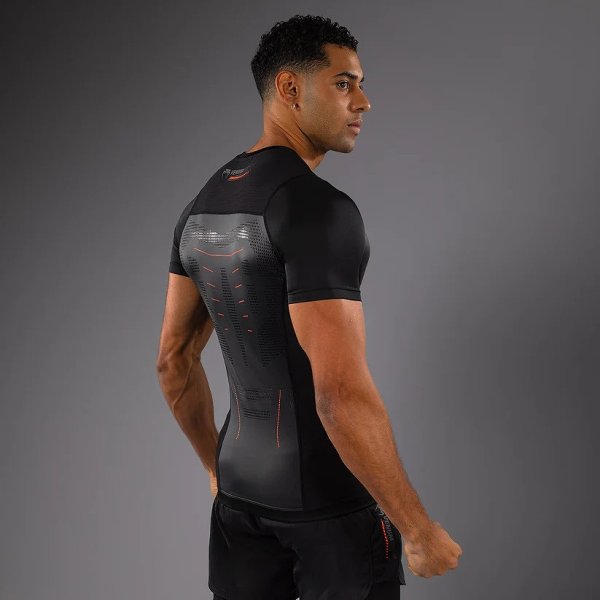 Photo6: VENUM Rashguard TECHNICAL 3.0 Short Sleeve Graphite  (6)