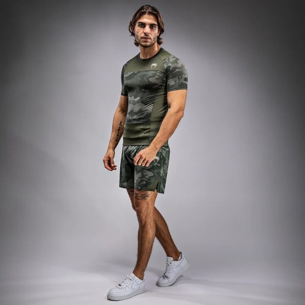 Photo2: VENUM Rashguard G-Fit Air Short Sleeve Army Camo (2)