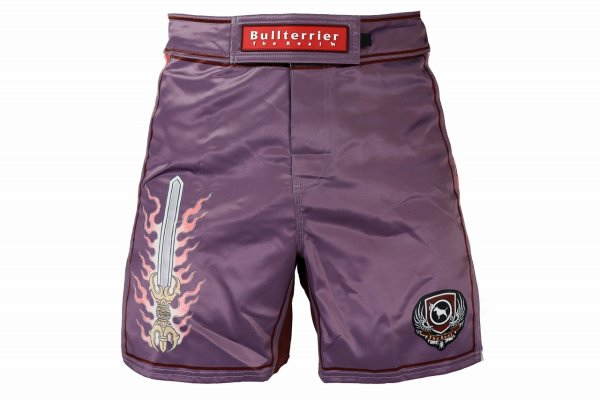 Photo1: BULL TERRIER Fight Shorts ACALA 2.0 Purple (1)