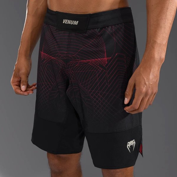 Photo5: VENUM Fight Shorts G-Fit Air Black/Fire Red (5)