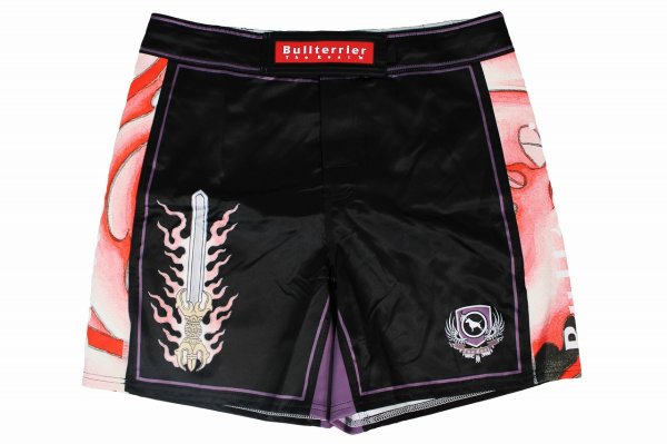 Photo4: BULL TERRIER Fight Shorts ACALA 2.0 Black (4)