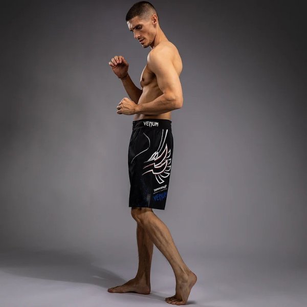 Photo3: VENUM x TEKKEN 8 Fight Shorts JIN KAZAMA Blue/Black/White (3)