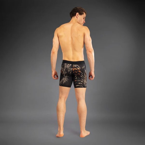Photo4: VENUM Vale Tudo Shorts TIGER Black/Neon Orange  (4)