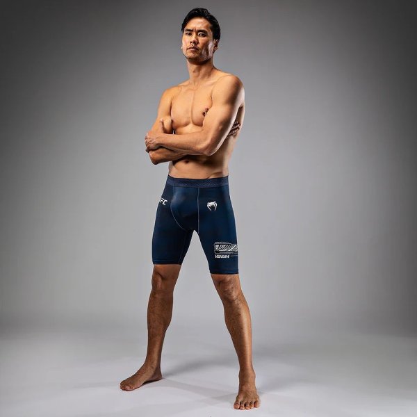 Photo3: VENUM Vale Tudo Shorts UFC Fusion Authentic Fight Week Oceanic Blue (3)