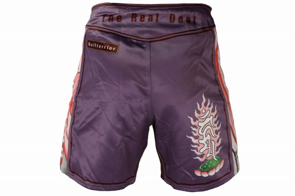 Photo3: BULL TERRIER Fight Shorts ACALA 2.0 Purple (3)