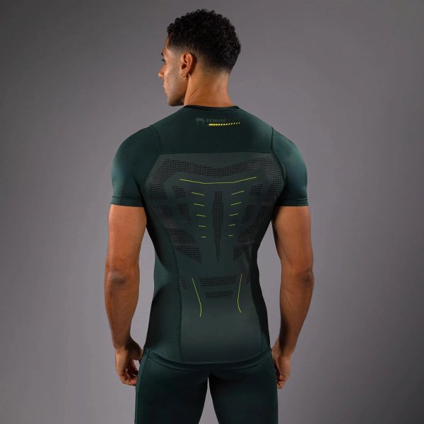 Photo4: VENUM Rashguard TECHNICAL 3.0 Short Sleeve Forest Green (4)