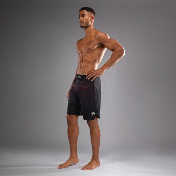 Photo3: VENUM Fight Shorts G-Fit Air Black/Fire Red (3)