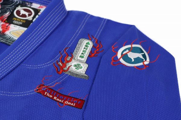 Photo6: BULLTERRIER Jiu Jitsu Gi FUHAI R Blue (6)